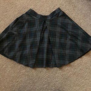 plaid skirt